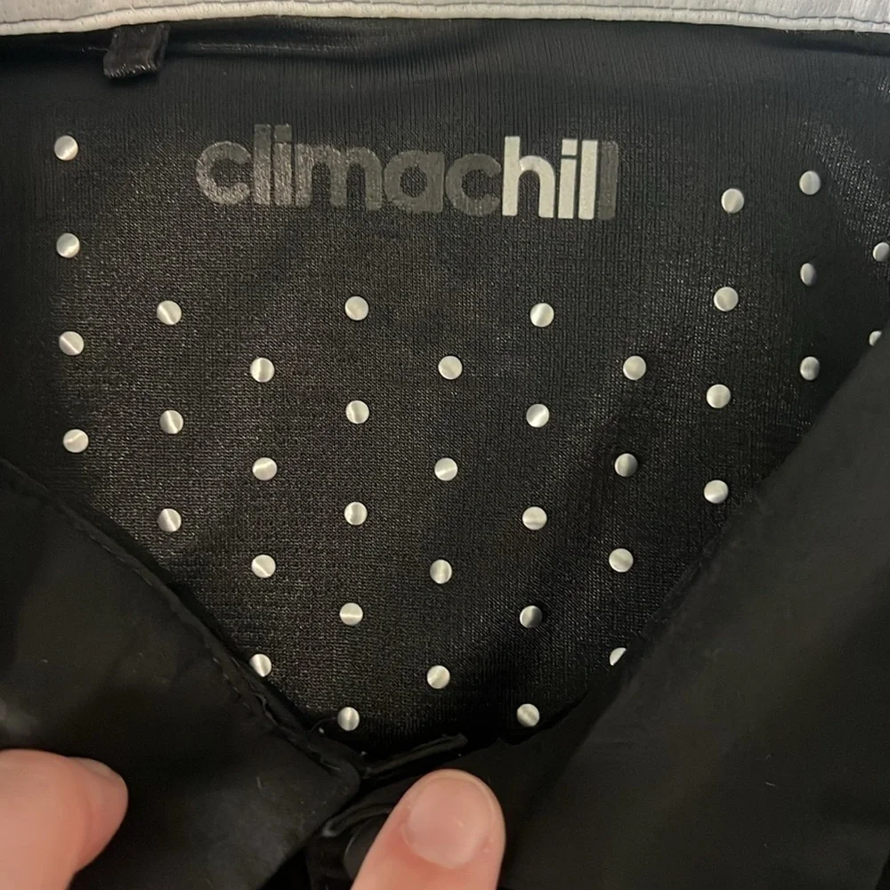 Adidas Climachill Golf Polo Black Size Small *embroidered logo